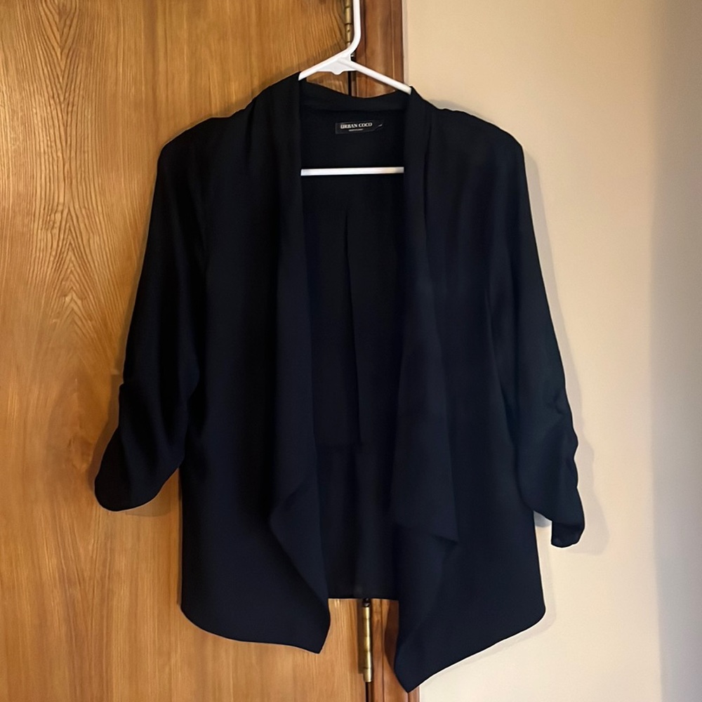 Urban Coco Sheer Black Blazer